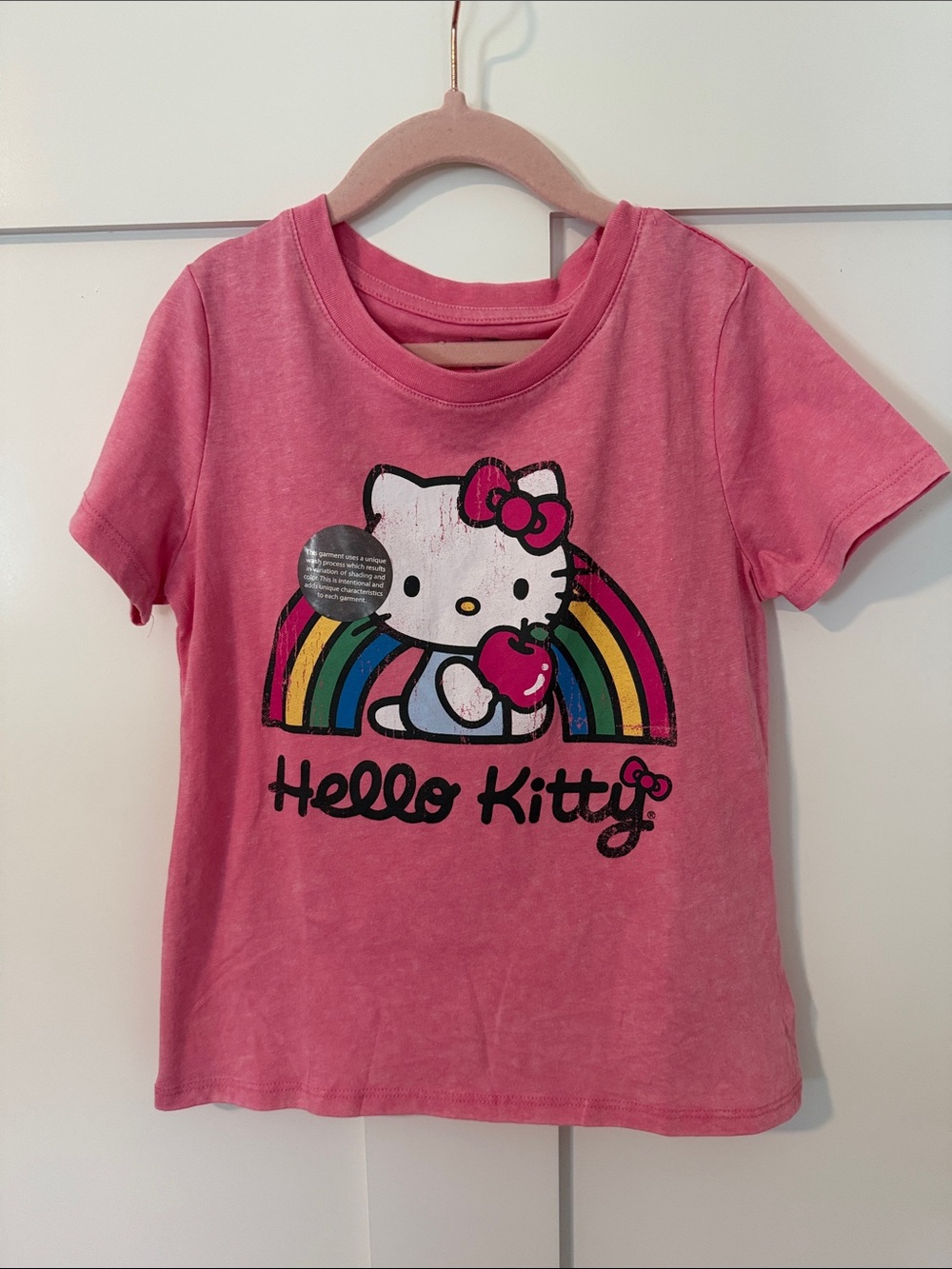 Hello Kitty Pink Rainbow Graphic Tee